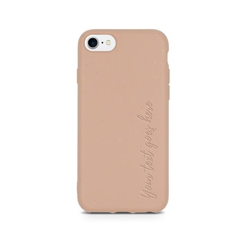 Biodegradable Personalized Phone Case - Pastel Pink - ModaPhone