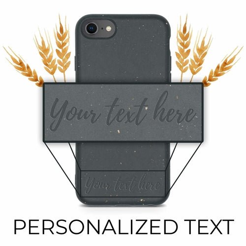 Biodegradable Personalized Phone Case - Black - ModaPhone