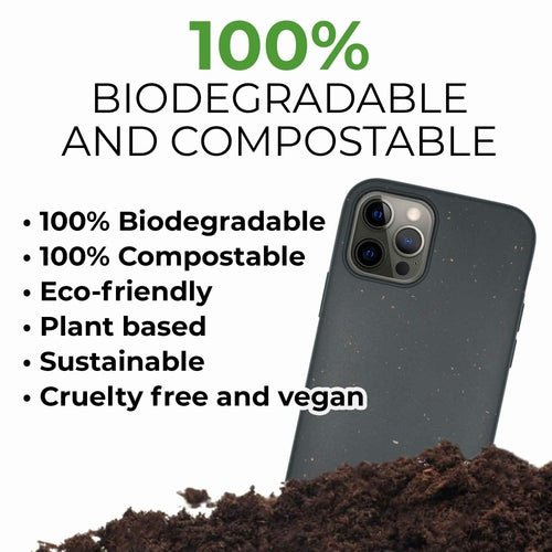 Biodegradable Personalized Phone Case - Black - ModaPhone