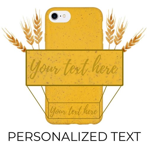 Biodegradable Personalized Phone Case - Yellow - ModaPhone
