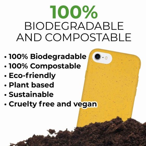 Biodegradable Personalized Phone Case - Yellow - ModaPhone