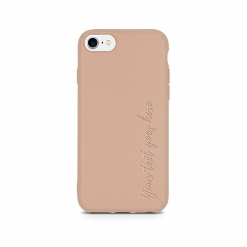 Biodegradable Personalized Phone Case - Pastel Pink - ModaPhone