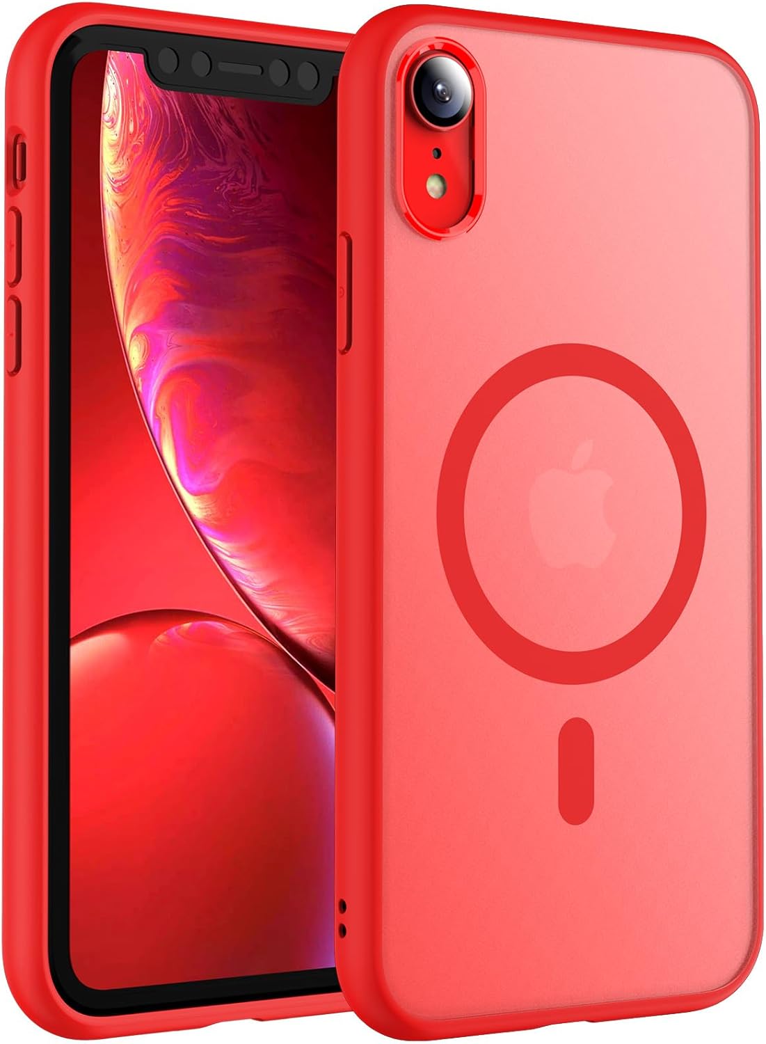 TOCOL Coque Magnétique pour iPhone 17 Pro Max 6,9 Pouces, Compatible avec MagSafe, Anneau Magnétique Intégré, Protection de l'objectif améliorée, Coque Mat Translucide Fine Antichoc, Noir - ModaPhone