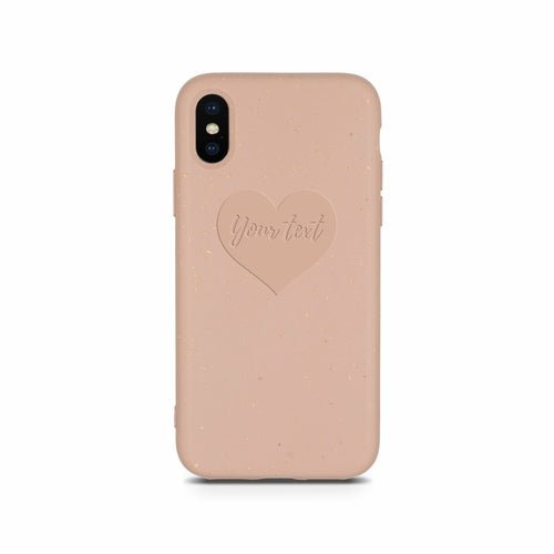 Biodegradable Personalized Phone Case - Pastel Pink - ModaPhone