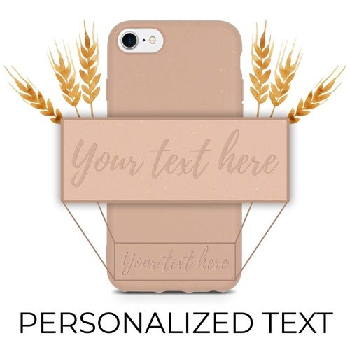 Biodegradable Personalized Phone Case - Pastel Pink - ModaPhone