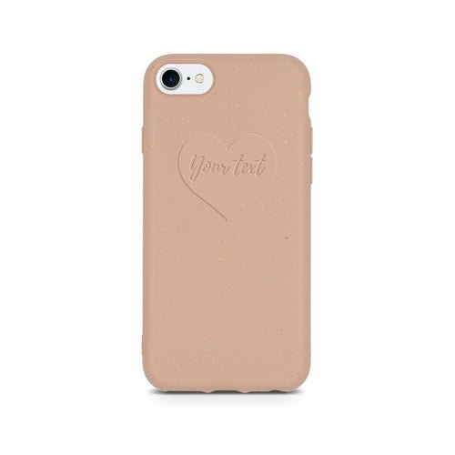 Biodegradable Personalized Phone Case - Pastel Pink - ModaPhone